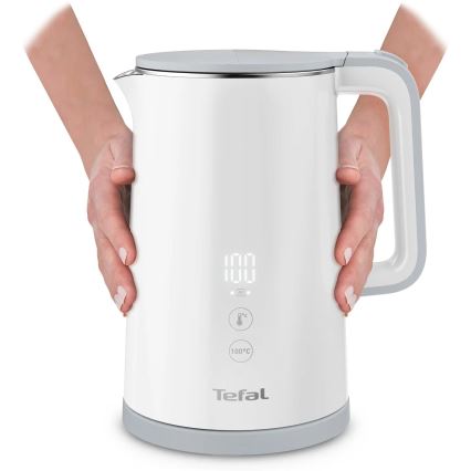 Tefal - Elkedel SENSE 1,5 l 1800W/230V hvid