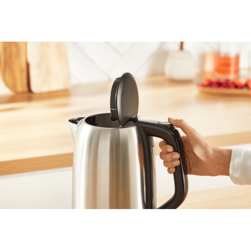 Tefal - Elkedel SUBITO 1,7l 2400W/230V rustfri/sort