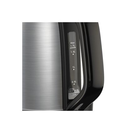 Tefal - Elkedel SUBITO 1,7l 2400W/230V rustfri/sort