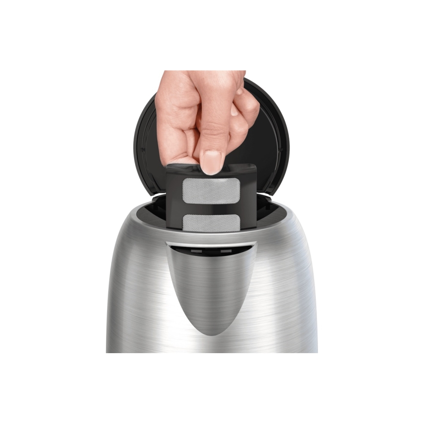 Tefal - Elkedel SUBITO 1,7l 2400W/230V rustfri/sort