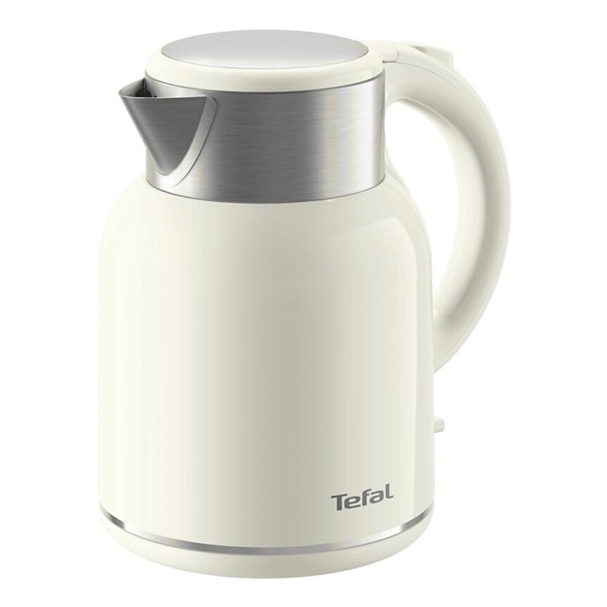 Tefal - Elkedel THERMO PROTECT XL 1,9l 1650W/230V rustfri/hvid