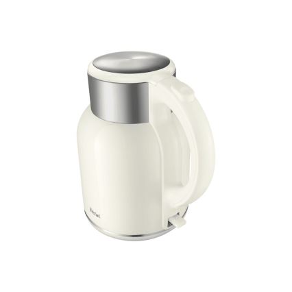 Tefal - Elkedel THERMO PROTECT XL 1,9l 1650W/230V rustfri/hvid