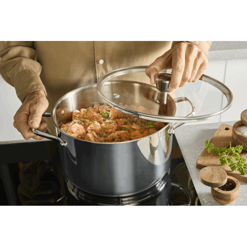 Tefal - EMOTION+ XL gryde med låg 32 cm