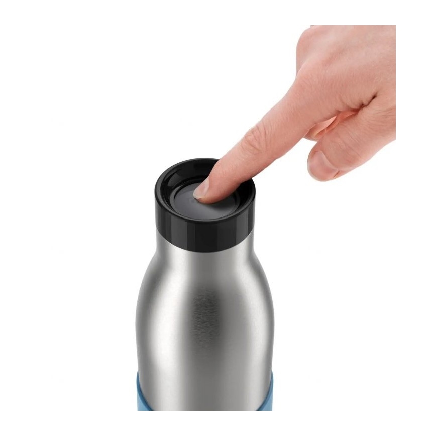 Tefal - Flaske 500 ml BLUDROP rustfri/blå