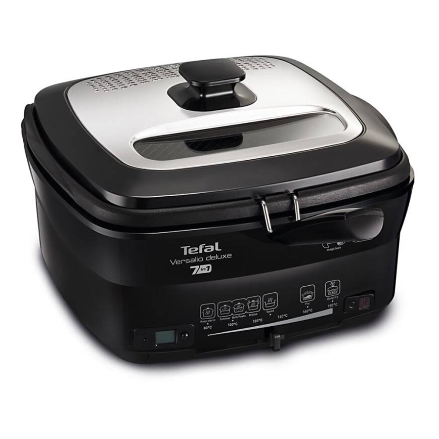 Tefal - Frituregryde 2 l VERSALION DE LUXE 7-i-1 1600W/230V sort