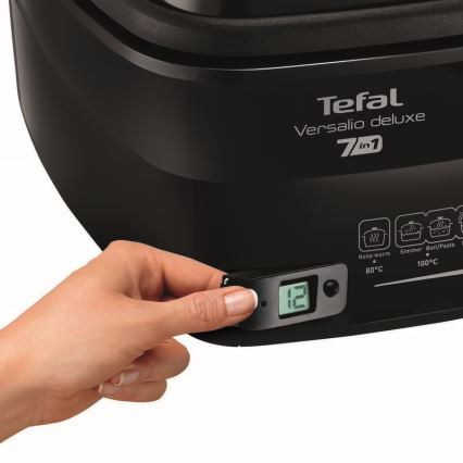 Tefal - Frituregryde 2 l VERSALION DE LUXE 7-i-1 1600W/230V sort