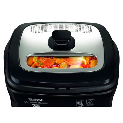 Tefal - Frituregryde 2 l VERSALION DE LUXE 7-i-1 1600W/230V sort