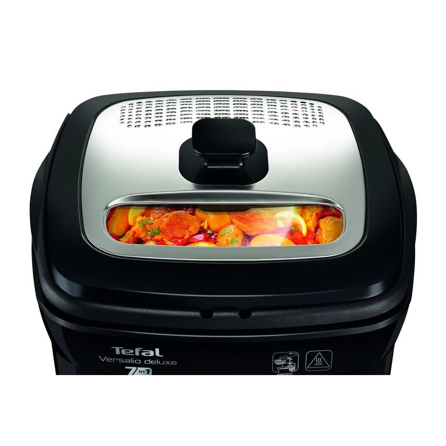 Tefal - Frituregryde 2 l VERSALION DE LUXE 7-i-1 1600W/230V sort