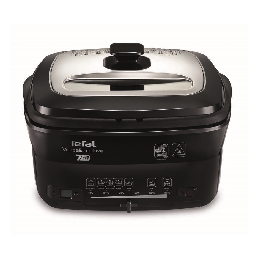 Tefal - Frituregryde 2 l VERSALION DE LUXE 7-i-1 1600W/230V sort