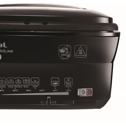 Tefal - Frituregryde 2 l VERSALION DE LUXE 7-i-1 1600W/230V sort