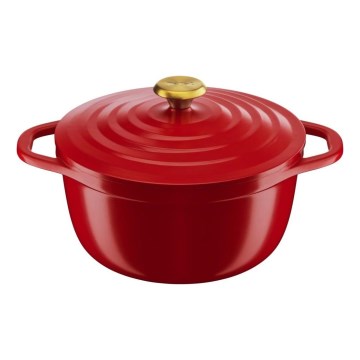 Tefal - Gryde med låg 24 cm AIR rød