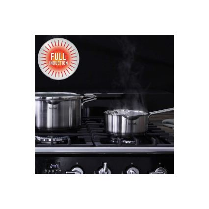 Tefal - Grydesæt 10 dele NORDICA i rustfrit stål