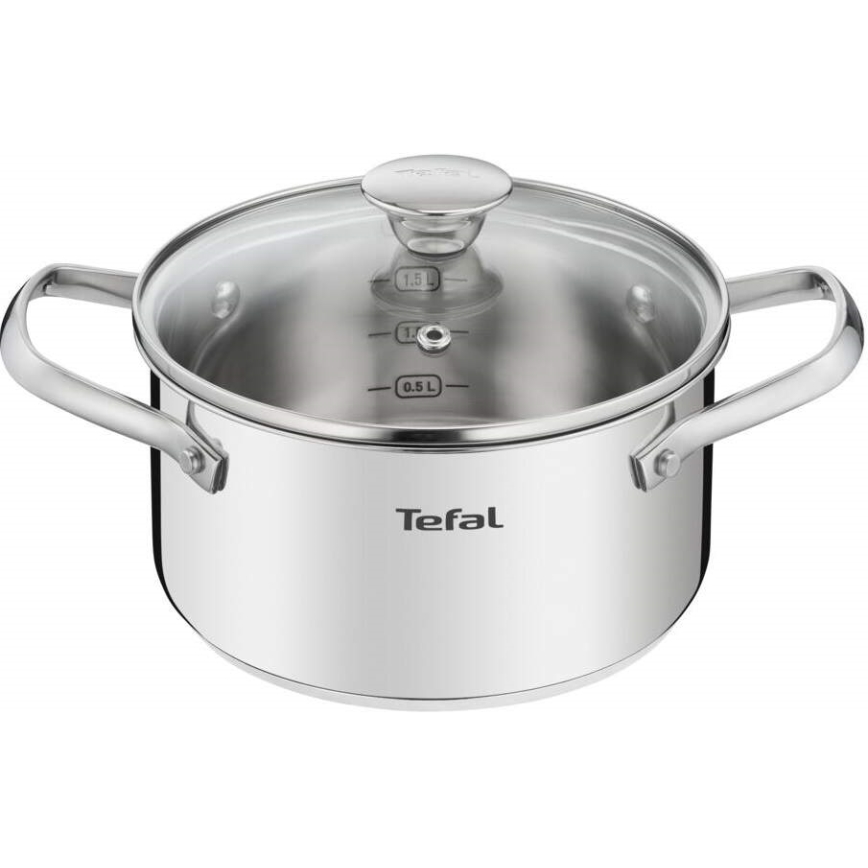 Tefal - Grydesæt 10 stk. COOK EAT rustfri