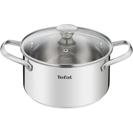 Tefal - Grydesæt 10 stk. COOK EAT rustfri