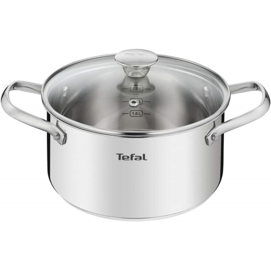 Tefal - Grydesæt 10 stk. COOK EAT rustfri
