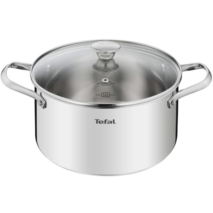 Tefal - Grydesæt 10 stk. COOK EAT rustfri