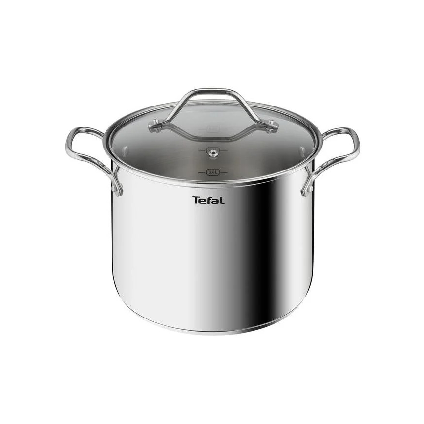 Tefal - Grydesæt 10 stk. INTUITION rustfri