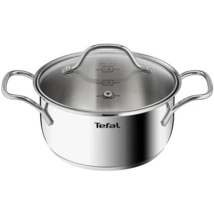 Tefal - Grydesæt 10 stk. INTUITION rustfri