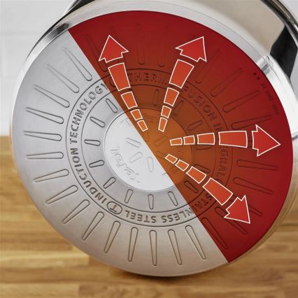 Tefal - Grydesæt 3 dele DELICIOUS rustfrit stål