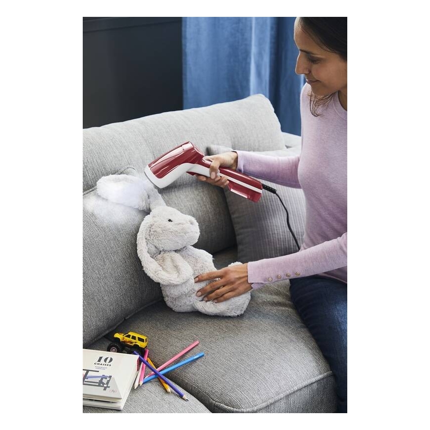 Tefal - Håndholdt steamer til tøj ACCESS STEAM FIRST 1300W/230V bordeauxfarvet