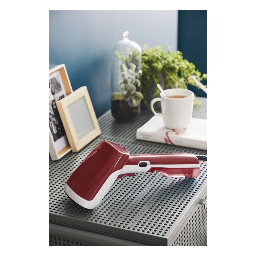 Tefal - Håndholdt steamer til tøj ACCESS STEAM FIRST 1300W/230V bordeauxfarvet
