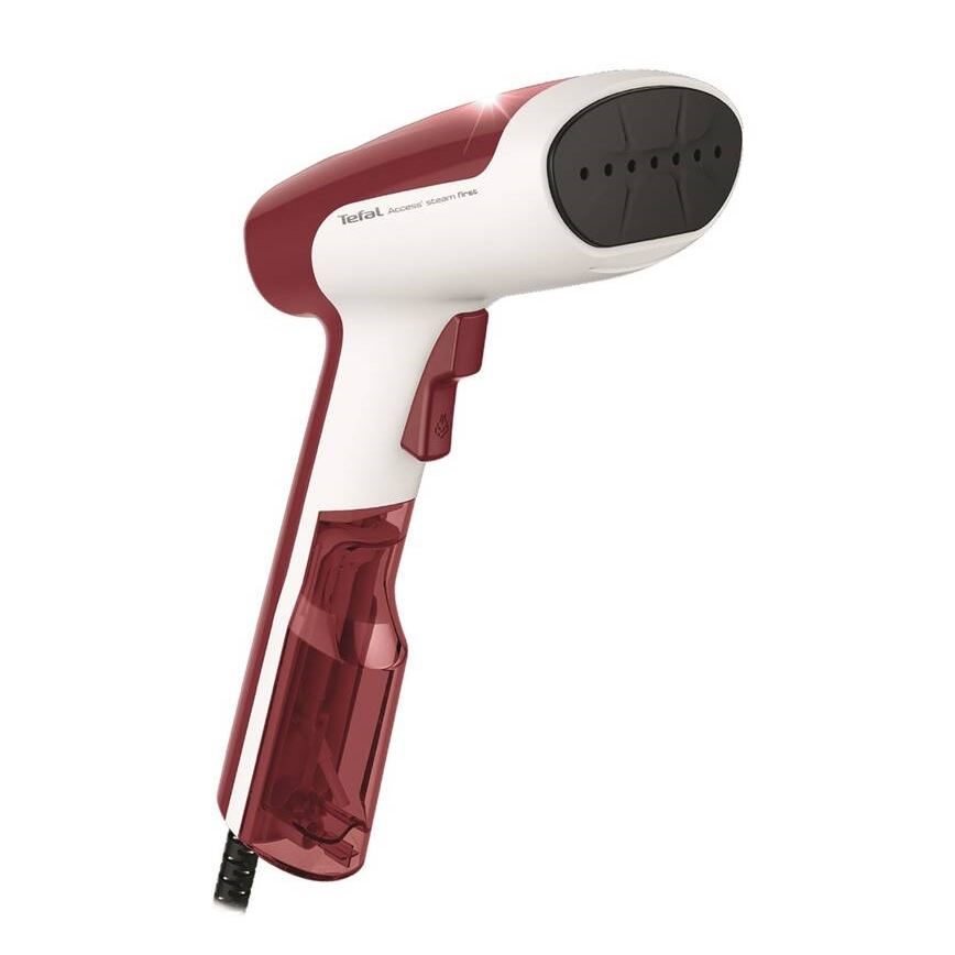 Tefal - Håndholdt steamer til tøj ACCESS STEAM FIRST 1300W/230V bordeauxfarvet