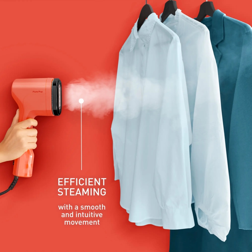 Tefal - Håndholdt steamer til tøj PURE POP 1300W/230V rød