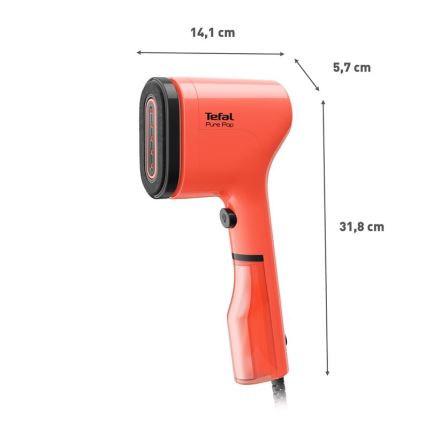 Tefal - Håndholdt steamer til tøj PURE POP 1300W/230V rød
