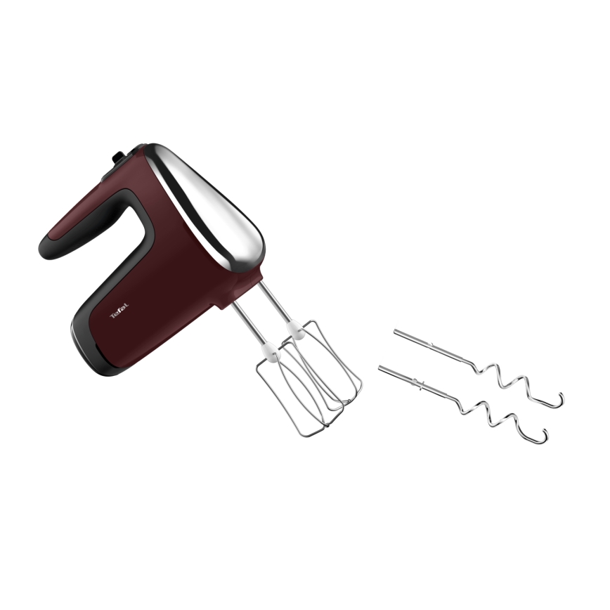 Tefal - Håndmixer POWERMIX 600W/230V rød
