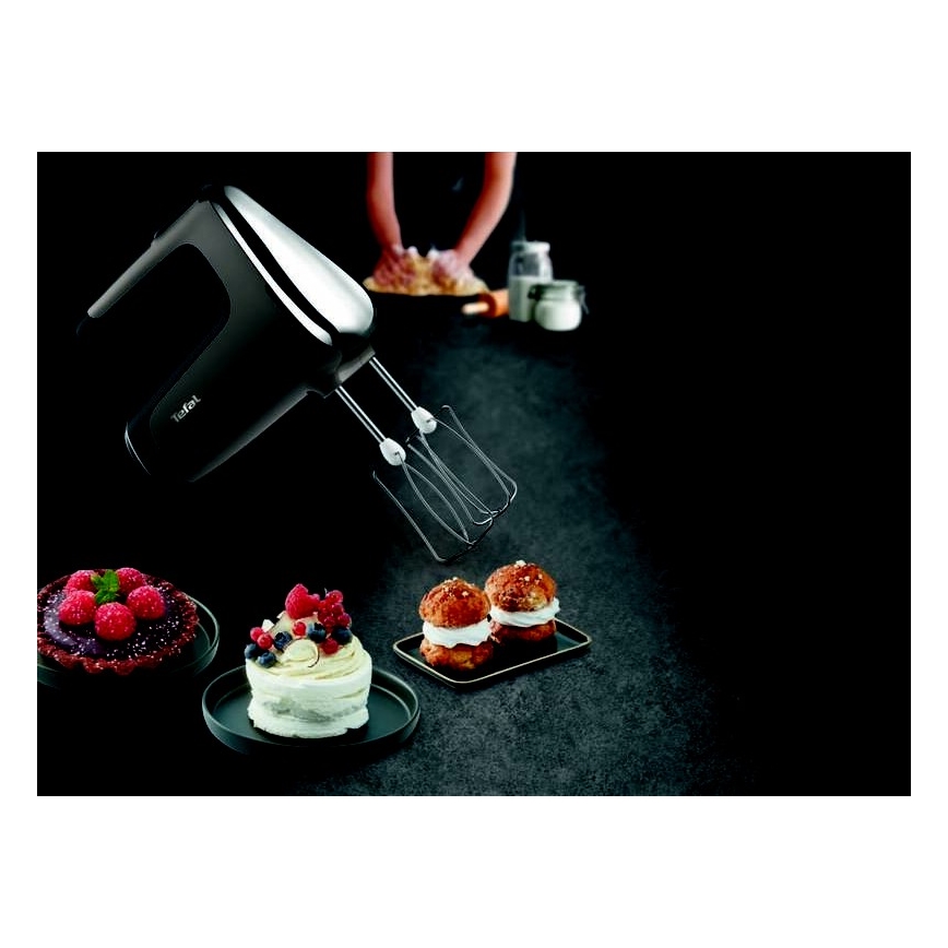 Tefal - Håndmixer POWERMIX SILENCE 600W/230V sort/grå