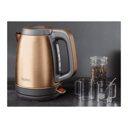 Tefal - Hurtigkogende elkedel COPPERTINTO 1,7 l 2400W/230V