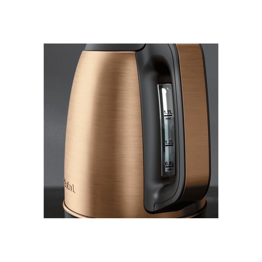 Tefal - Hurtigkogende elkedel COPPERTINTO 1,7 l 2400W/230V