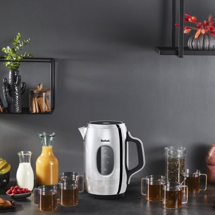 Tefal - Hurtigkogende elkedel MAJESTUO 1,5 l 2400W/230V