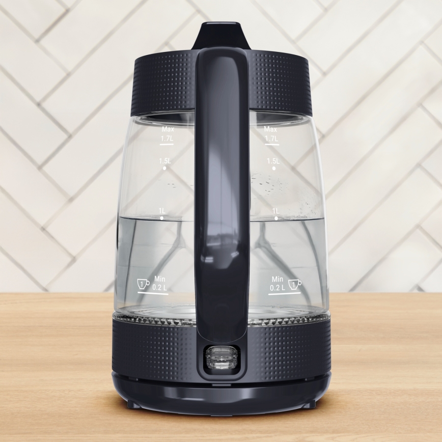 Tefal - Hurtigkogende elkedel MORNING GLASS 1,7 l 2000W/230V