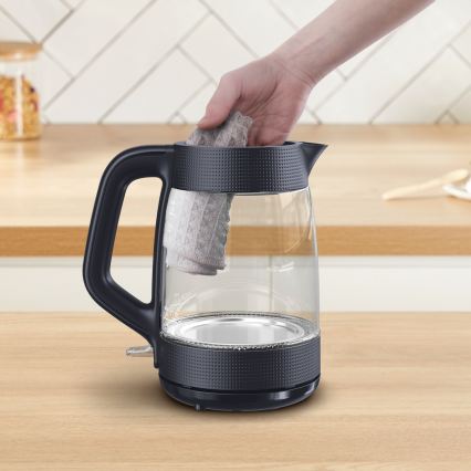Tefal - Hurtigkogende elkedel MORNING GLASS 1,7 l 2000W/230V