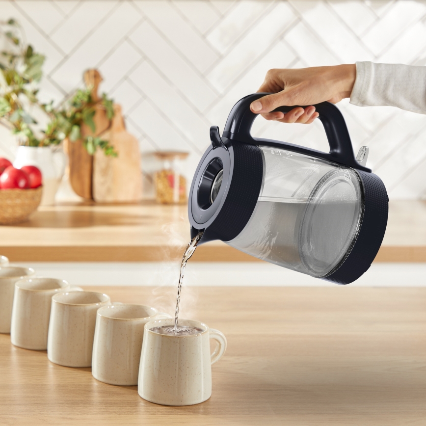 Tefal - Hurtigkogende elkedel MORNING GLASS 1,7 l 2000W/230V