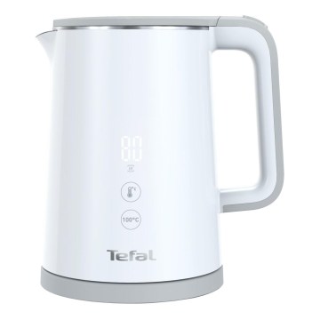Tefal - Hurtigkogende elkedel SENSE 1 l 1800W/230V hvid