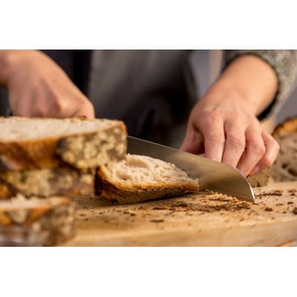 Tefal - Rustfrit brødkniv ICE FORCE 20 cm blank krom/sort