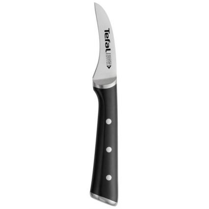 Tefal - Rustfrit stål udstikkerkniv ICE FORCE 7 cm blank krom/sort