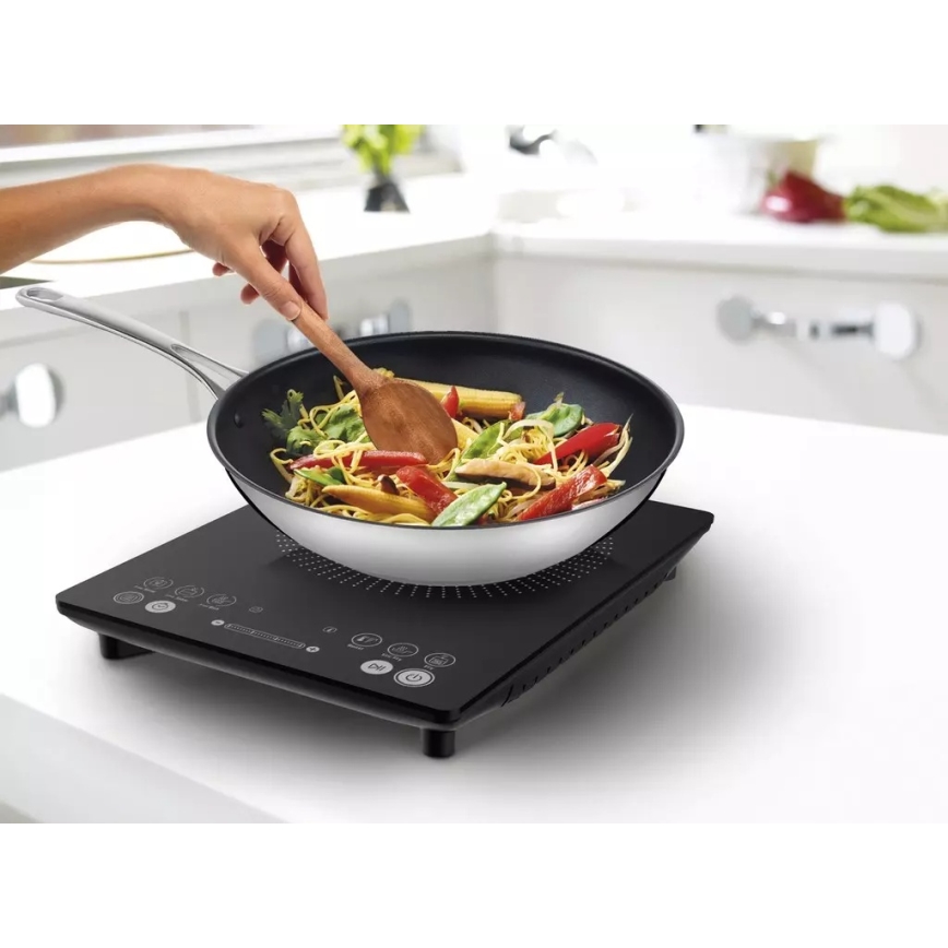 Tefal - Induktionskogeplade EVERYDAY SLIM 2100W/230V sort