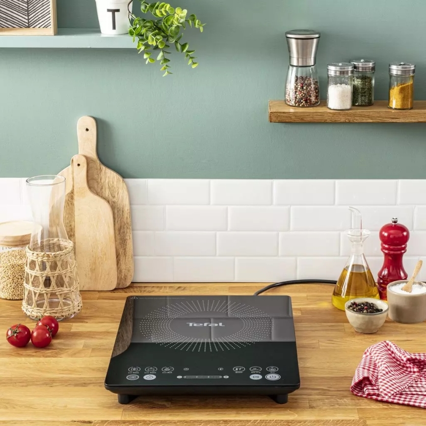 Tefal - Induktionskogeplade EVERYDAY SLIM 2100W/230V sort