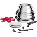 Tefal - INGENIO COOK 15-delt grydesæt i rustfrit stål