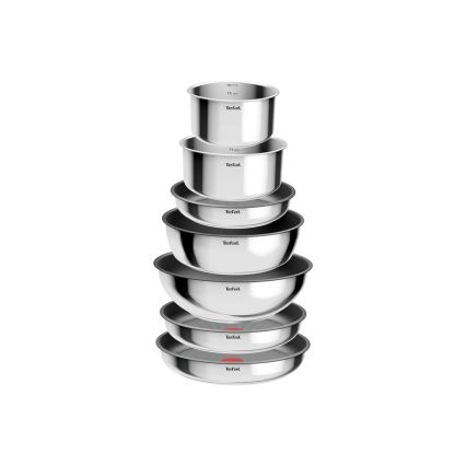 Tefal - INGENIO COOK 15-delt grydesæt i rustfrit stål