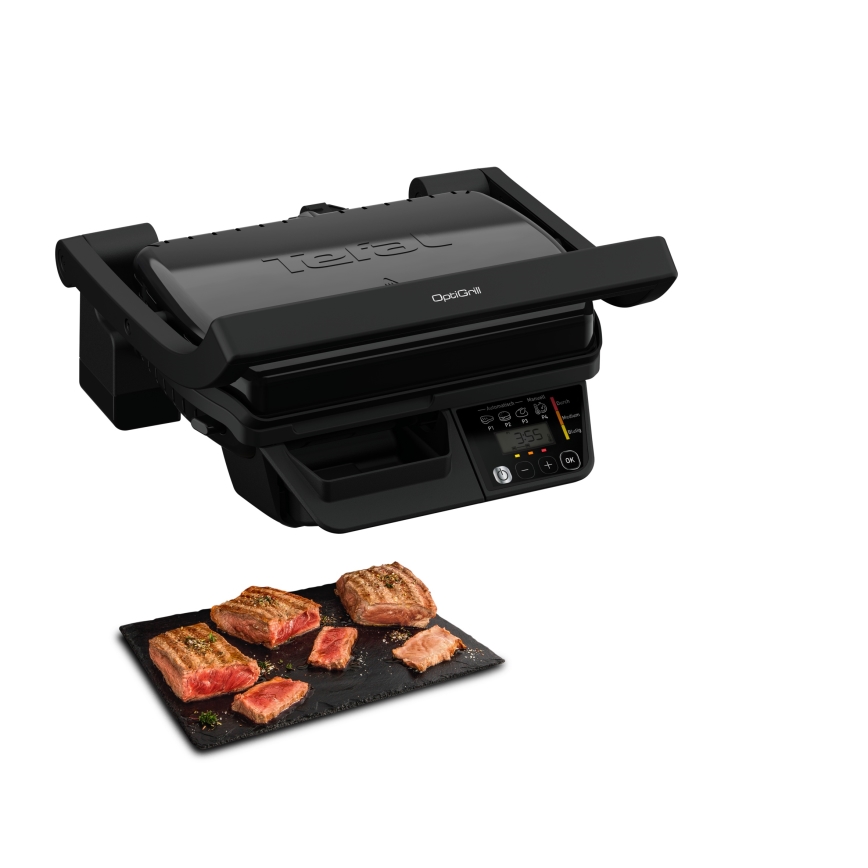 Tefal - Intelligent elektrisk grill Tefal OPTIGRILL 2000W/230V