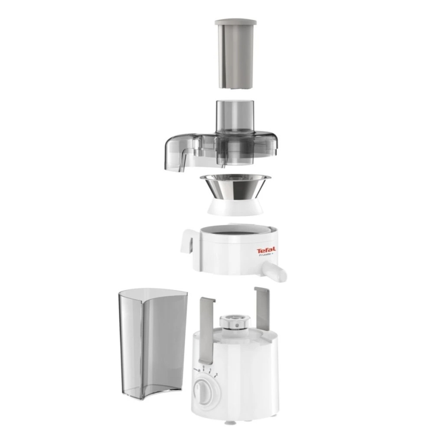 Tefal - Juicer FRUTELIA PLUS 350W/230V hvid