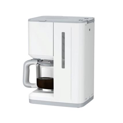 Tefal - Kaffemaskine med LCD-display SENSE 1000W/230V hvid