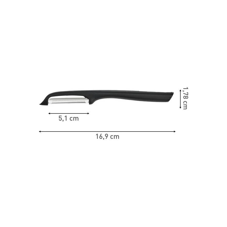 Tefal - Kartoffelskræller COLORFOOD 17 cm sort