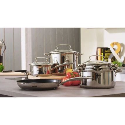 Tefal - Kasserolle med låg DUETTO 16 cm