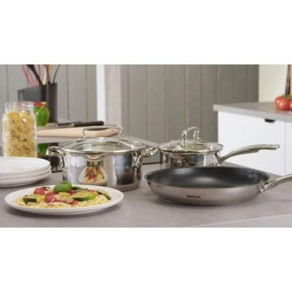 Tefal - Kasserolle med låg DUETTO 16 cm