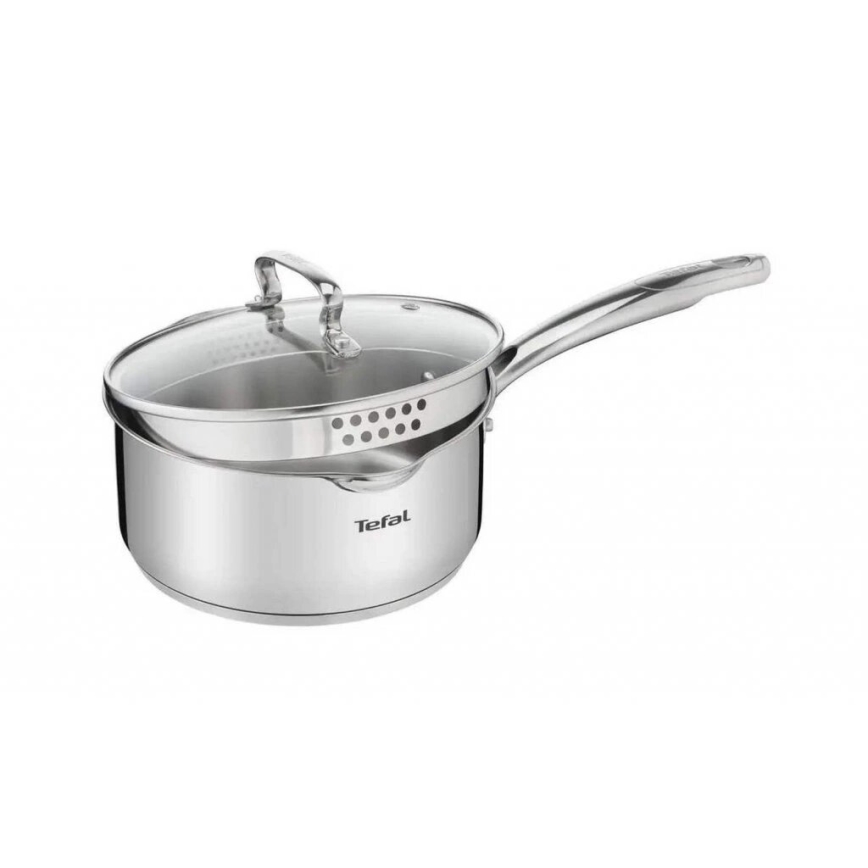 Tefal - Kasserolle med låg DUETTO 18 cm